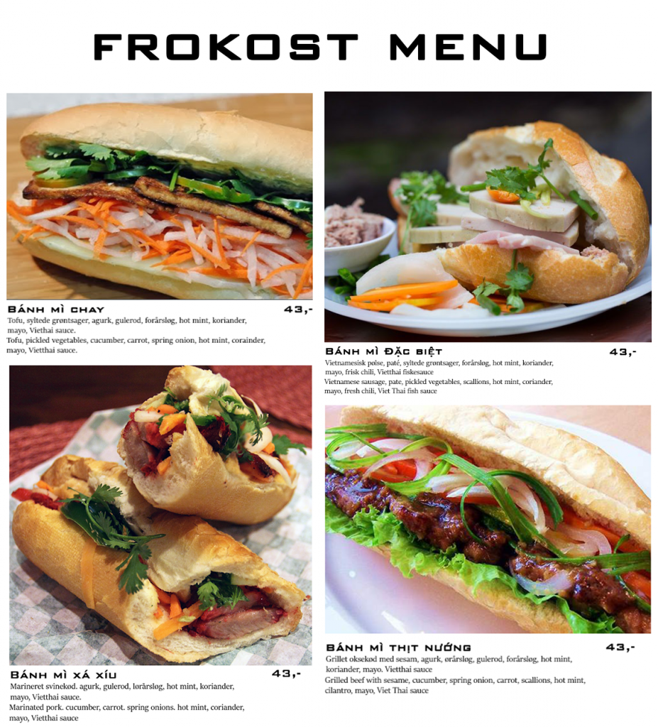Frokost sandwiches